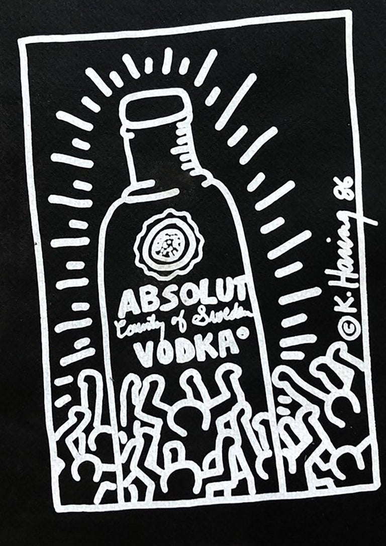 (after) Keith Haring - Keith Haring Absolut Vodka 1986 announcement
