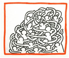 Keith Haring Against All Odds 1990 (lithographic sheet)