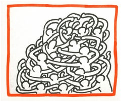 Keith Haring Against All Odds 1990 (lithographic sheet) 