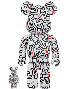Jouet d'art Keith Haring Bearbrick 400 %  Keith Haring BE@RBRICK 