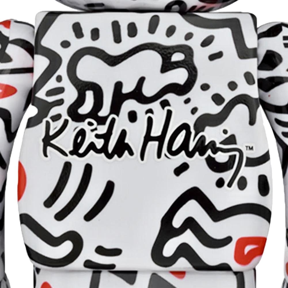 Keith Haring Bearbrick 400%  (Keith Haring BE@RBRICK)  - Street Art Sculpture by (after) Keith Haring