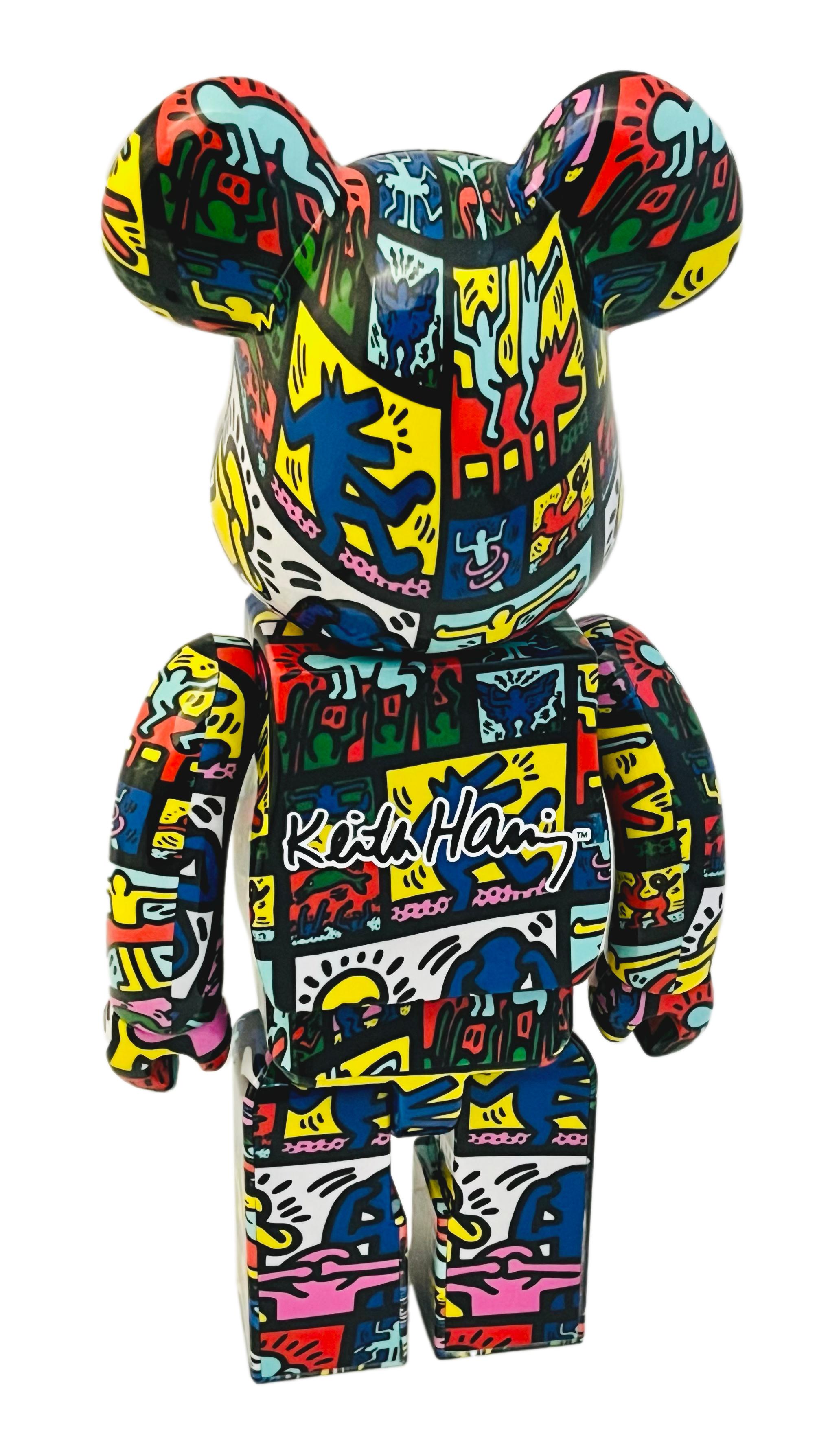 Keith Haring Bearbrick 400 %  Keith Haring BE@RBRICK  en vente 3