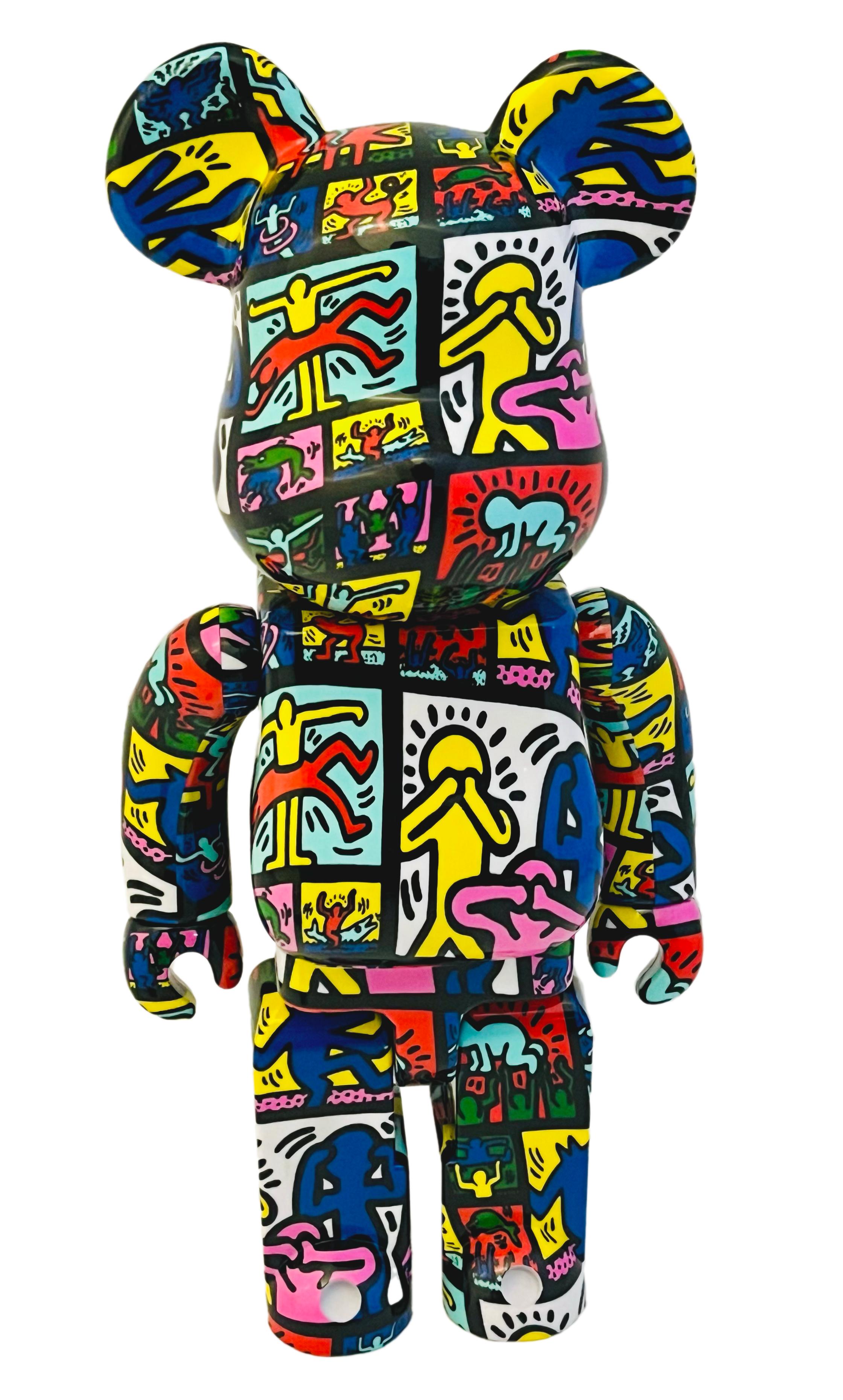 Keith Haring Bearbrick 400 %  Keith Haring BE@RBRICK  en vente 4