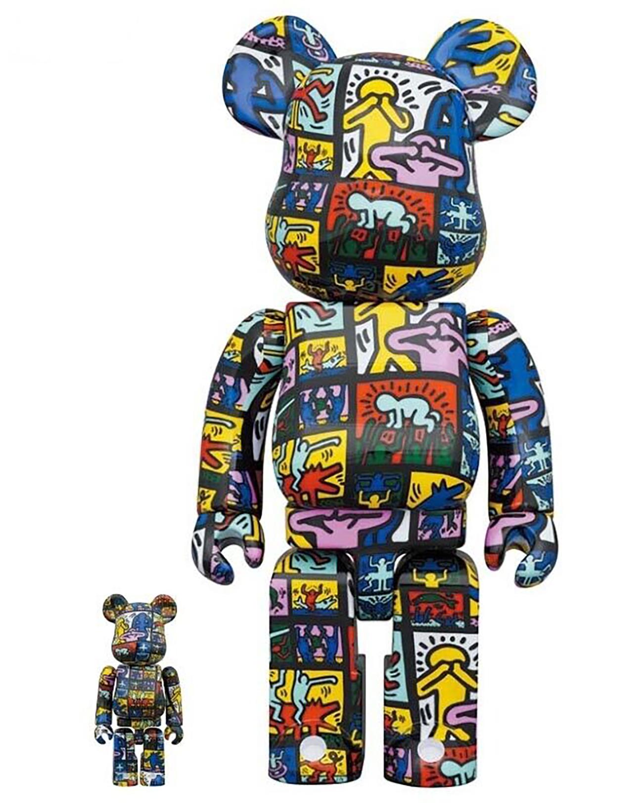 Keith Haring Bearbrick 400%  (Keith Haring BE@RBRICK)  - Sculpture by (after) Keith Haring