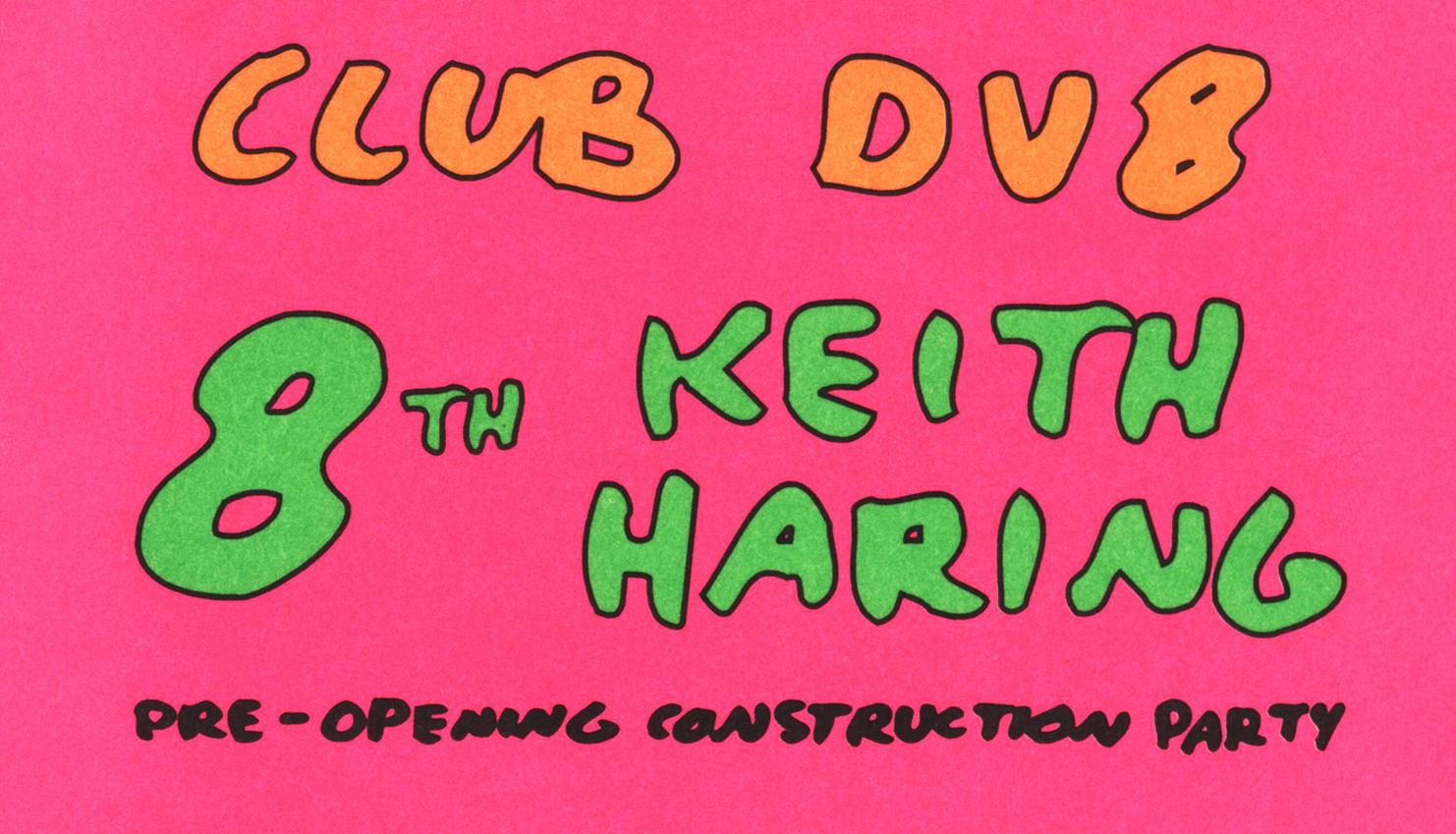 Keith Haring Club DV8 (annonce)  - Pop Art Print par (after) Keith Haring