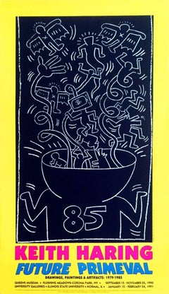 Keith Haring Future Primeval poster 1990 (vintage Keith Haring)