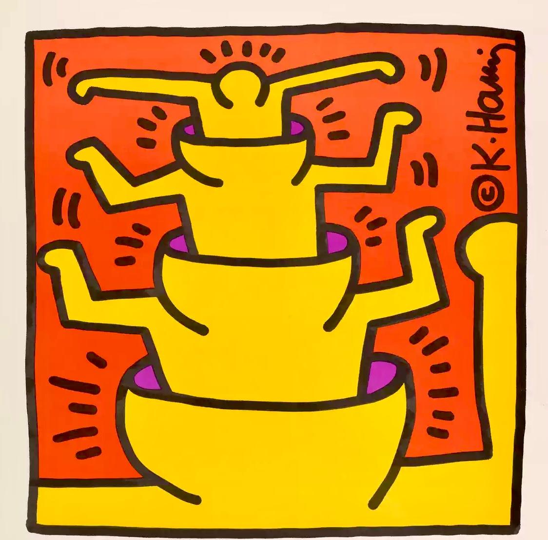 Keith Haring Learning Through Art (Keith Haring Guggenheim)  - Print by (after) Keith Haring