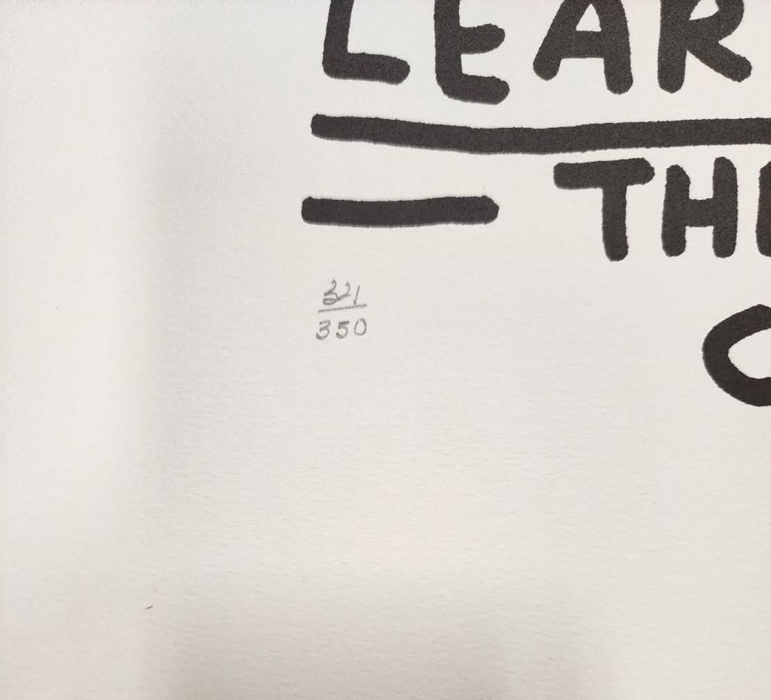 Keith Haring 'Learning Through Art, The Guggenheim Museum 1990 Limited edition For Sale 1
