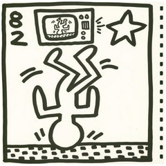 Keith Haring lithograph 1982 (Keith Haring 1982)