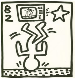 Keith Haring lithograph 1982 (Keith Haring 1982)