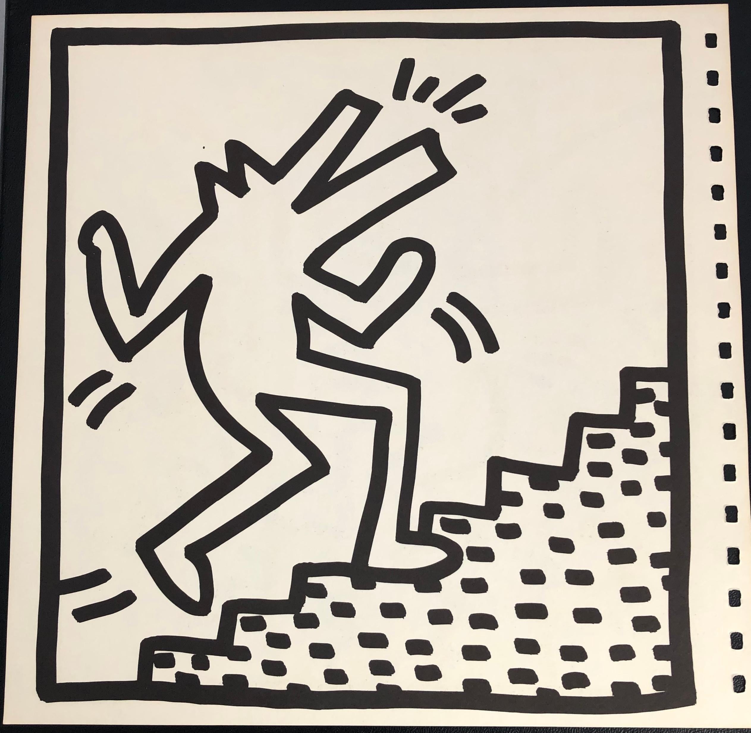 Keith Haring lithograph 1982 (Keith Haring barking dog) - Print by (after) Keith Haring