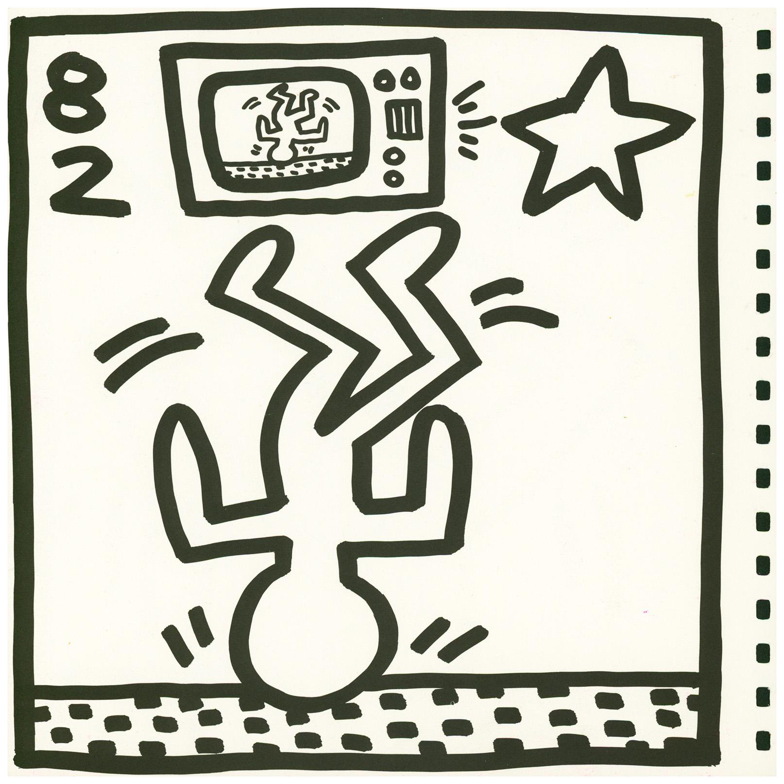 Keith Haring lithograph 1982 (Keith Haring prints) - Print by (after) Keith Haring