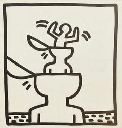 Keith Haring lithograph 1982 (Keith Haring prints)