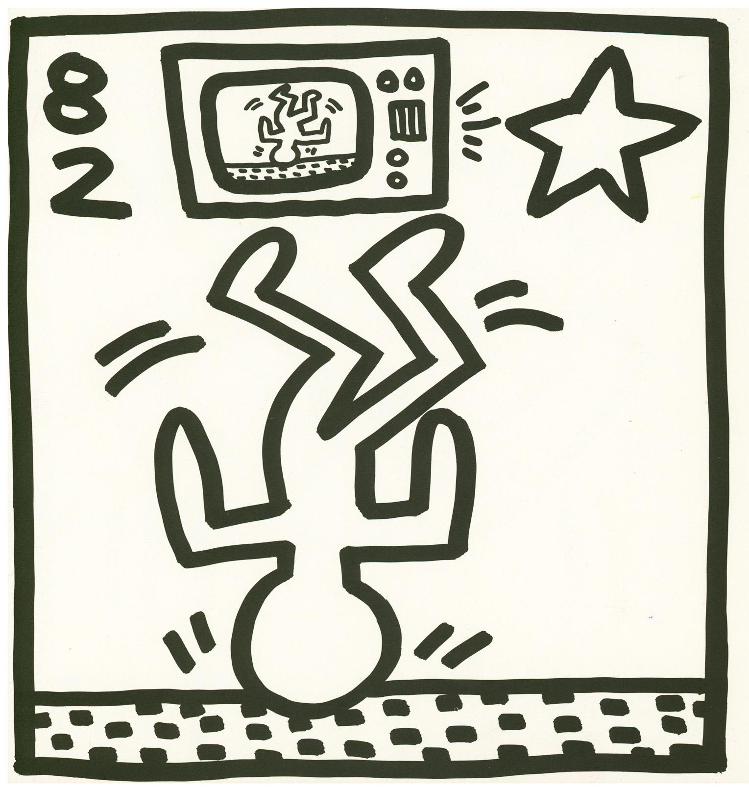 Keith Haring lithograph 1982 (Keith Haring prints)