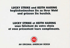 Keith Haring Lucky Strike 1987 (annonce)
