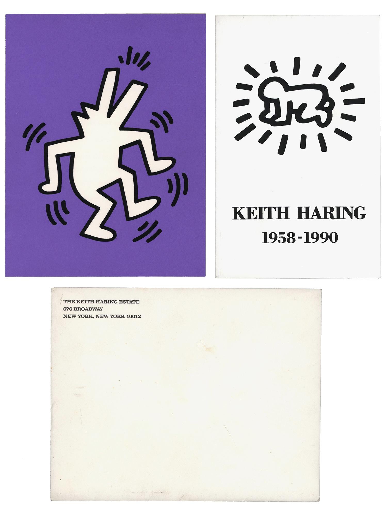 Gedenkskulptur von Keith Haring, 1990 (Keith Haring Baby)  (Pop-Art), Print, von (after) Keith Haring