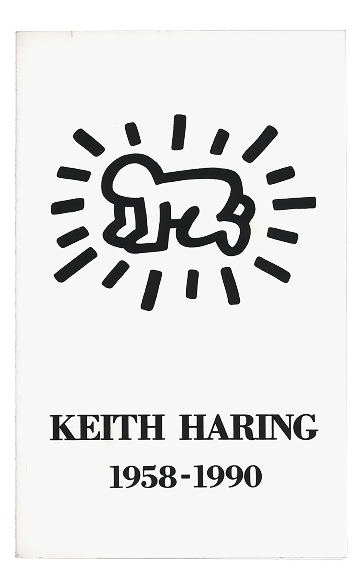 Keith Haring 1990 memorial (Keith Haring baby)  - Pop Art Print by (after) Keith Haring