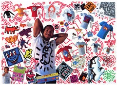 Poster di Keith Haring Pop Shop (poster vintage di Keith Haring)