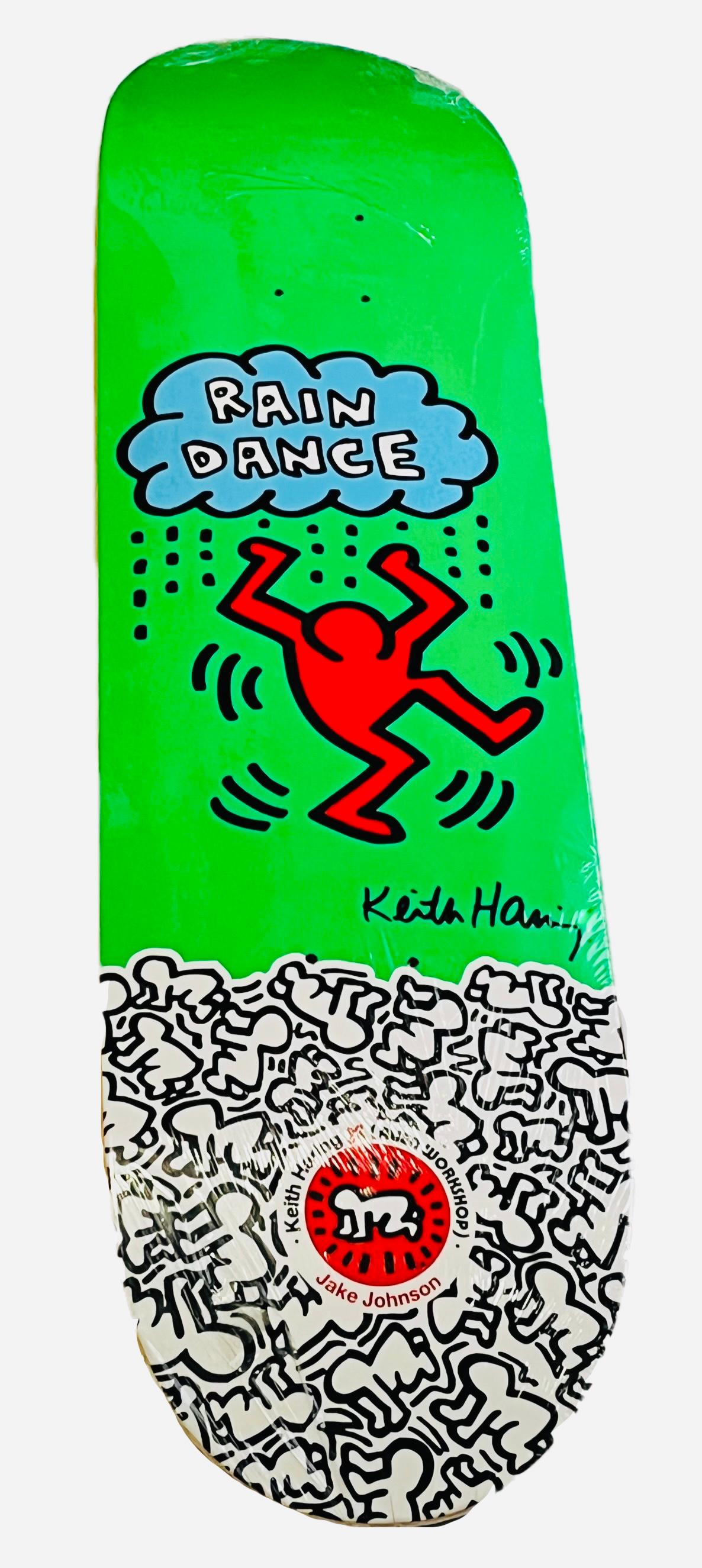 Vintage Keith Haring Skateboard Deck Set (10 works): 
This superbly printed, rare, eye-catching complete set of 10 Keith Haring skate decks originated circa 2012 as a result of the collaboration between Alien Workshop and the Keith Haring