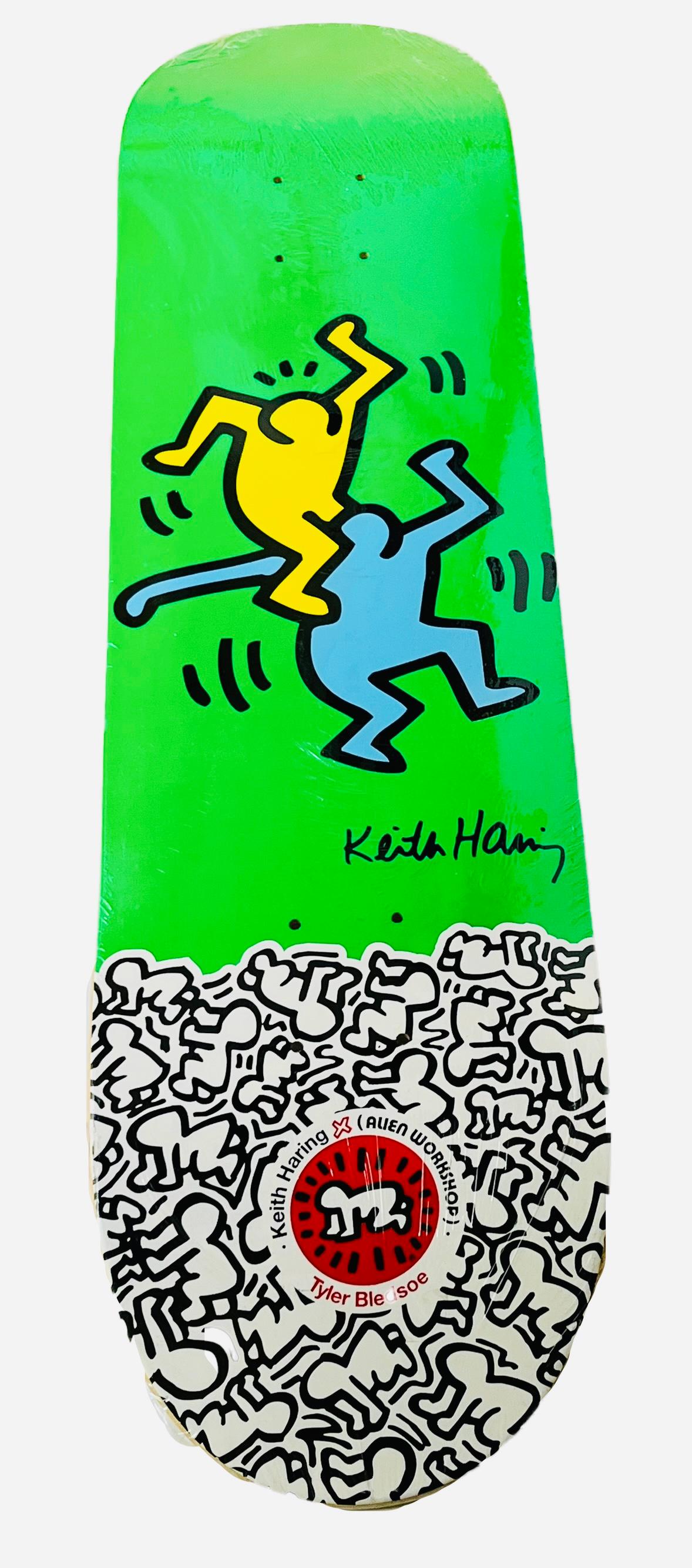 Keith Haring set of 10 skateboard decks (Keith Haring alien workshop) For Sale 2