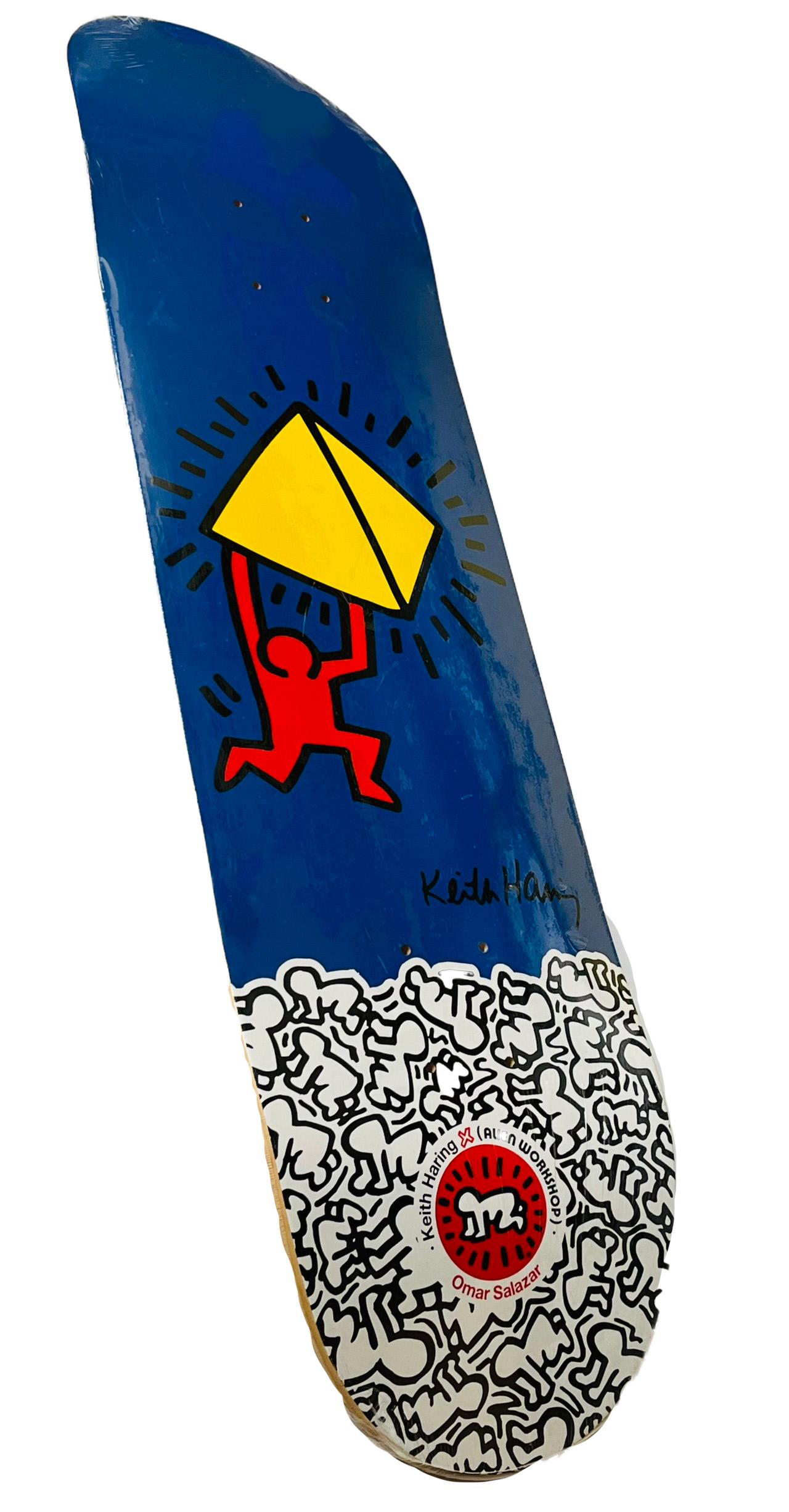 Keith Haring set of 10 skateboard decks (Keith Haring alien workshop) For Sale 3