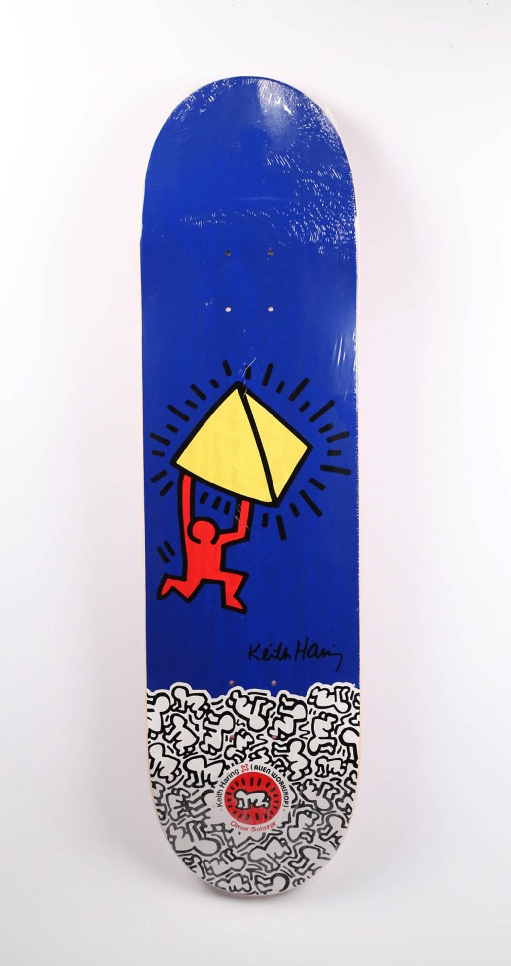 Keith Haring set of 10 skateboard decks (Keith Haring alien workshop) For Sale 1
