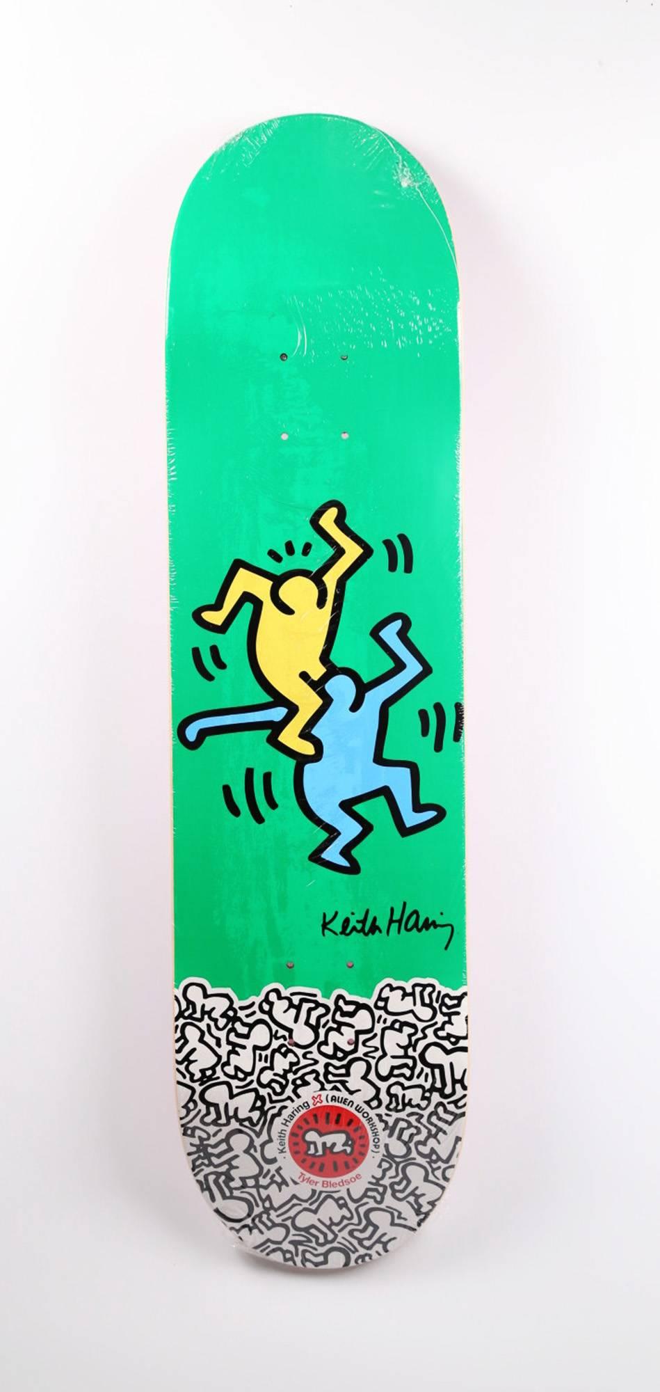 Keith Haring set of 10 skateboard decks (Keith Haring alien workshop) For Sale 2