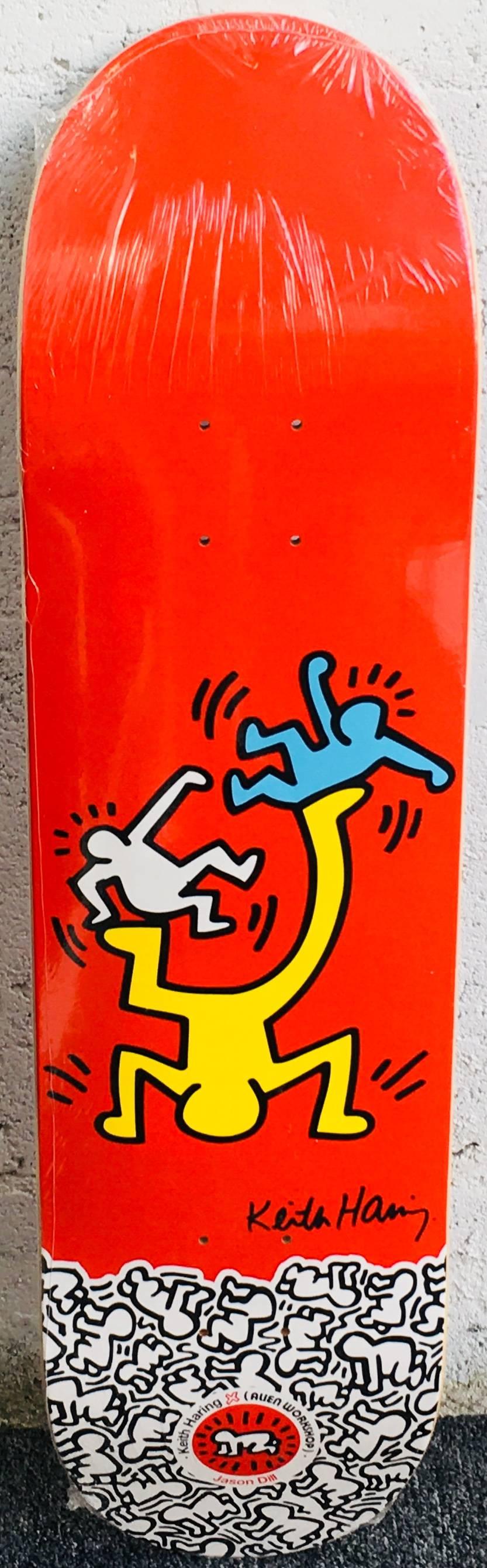Keith Haring set of 10 skateboard decks (Keith Haring alien workshop) For Sale 6