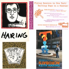 Keith Haring 1987-1996 : ensemble de 30 announcements (Keith Haring pop shop)