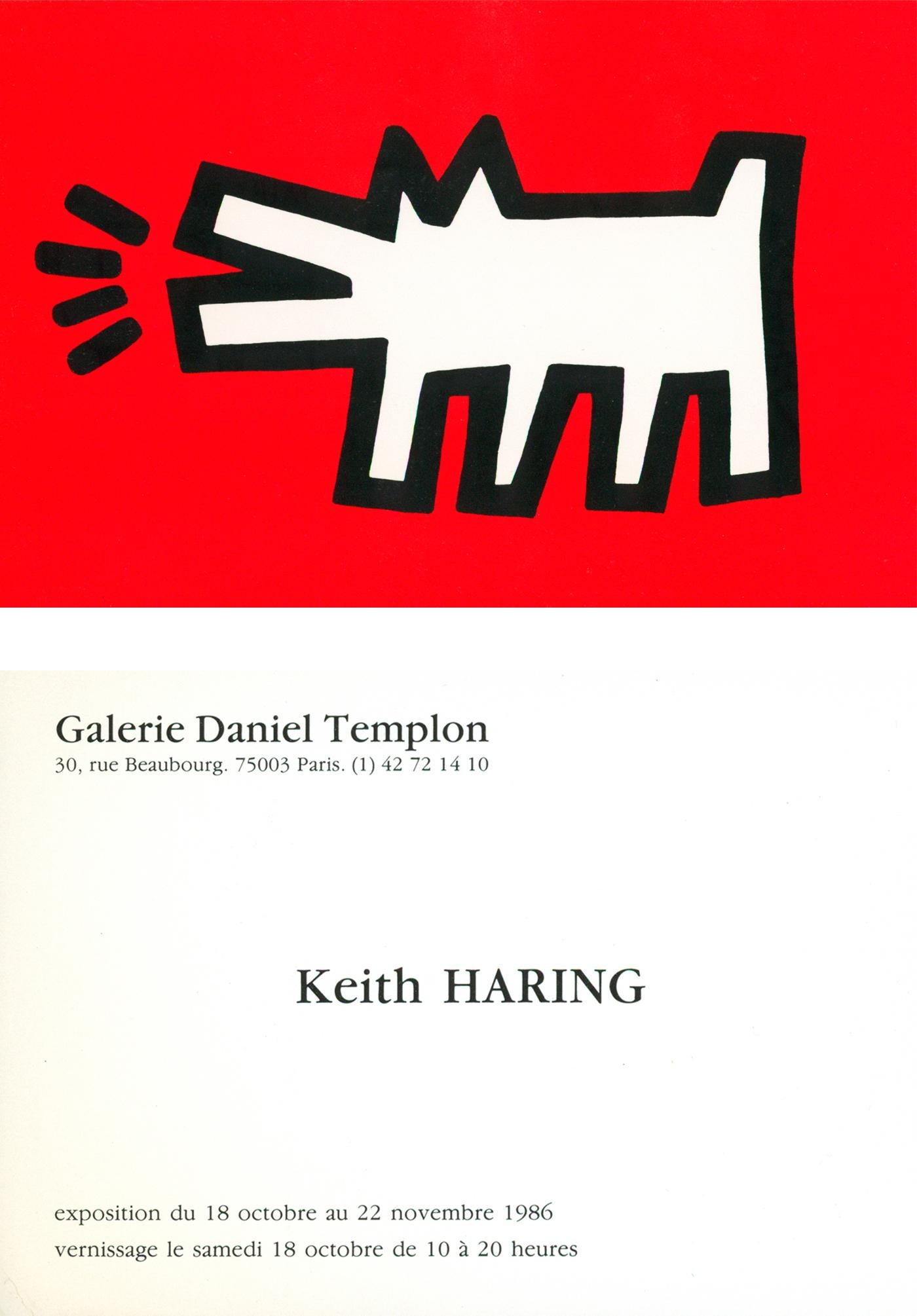 Keith Haring 1987-1996: set of 30 announcements (Keith Haring pop shop) For Sale 2