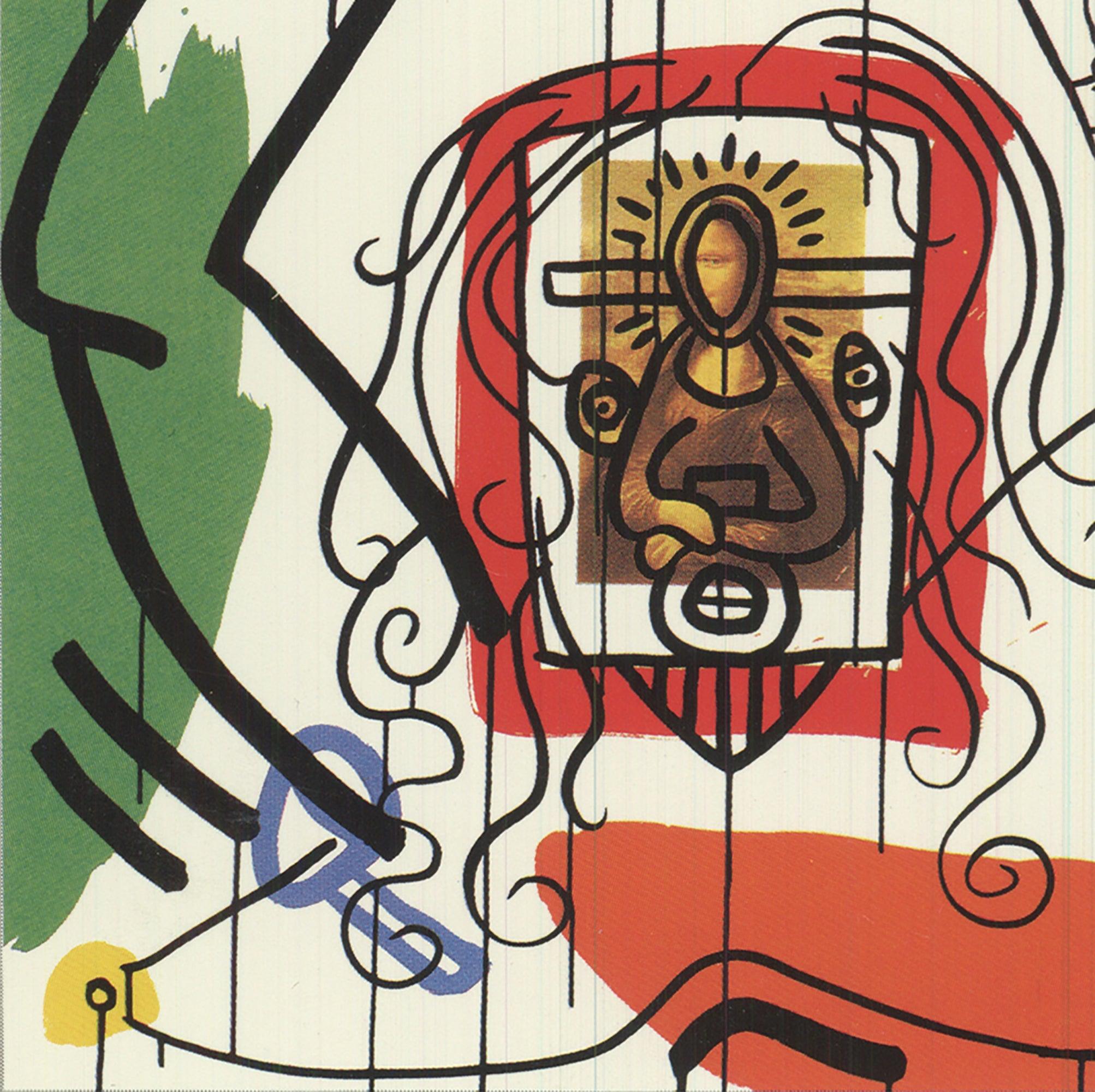 Keith Haring serigrafia VIII da Apocalypse Pop Art Vintage - Portrait Print Beige di (after) Keith Haring