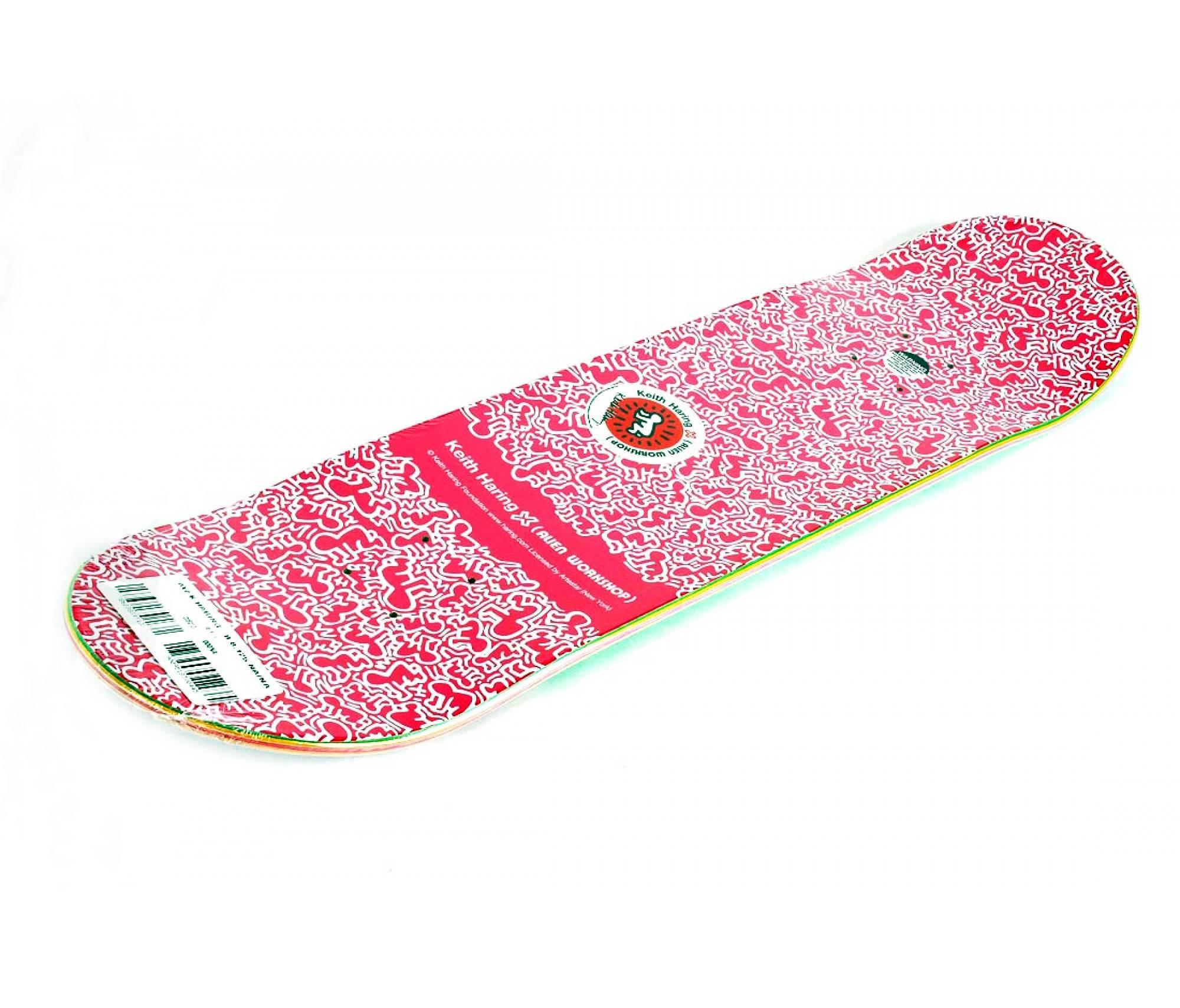 keith haring skateboard print