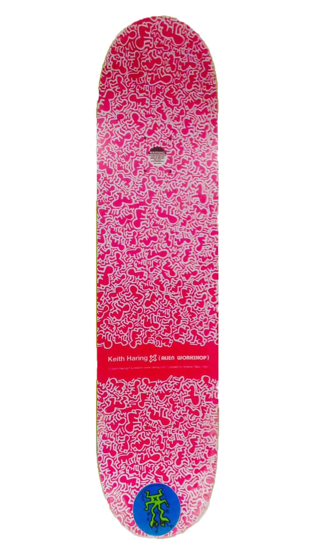 keith haring skateboard print