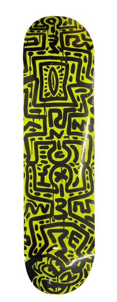 Vintage Keith Haring Skateboard Deck (Keith Haring Mickey Mouse)