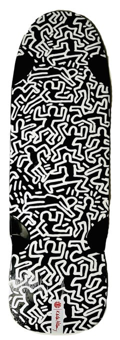 Keith Haring Skateboard Deck (Keith Haring three eyed face)