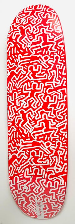 Keith Haring Skateboard Deck (Keith Haring three eyed face)