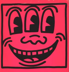 Keith Haring Three Eyed face 1982 (lithographic cover)