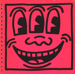 Keith Haring Three Eyed face 1982 (lithographic cover)