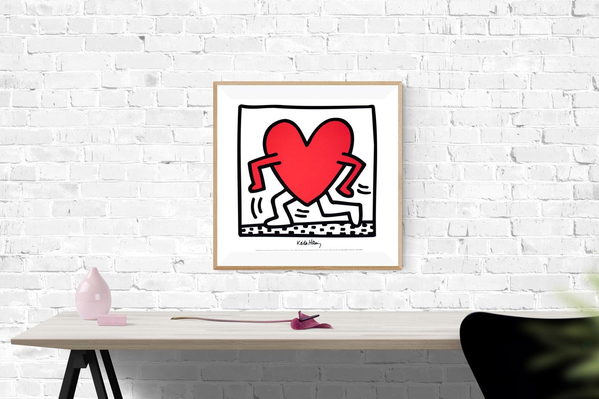 Keith haring-Untitled (1984) Pop Art Vintage - Gray Figurative Print by (after) Keith Haring