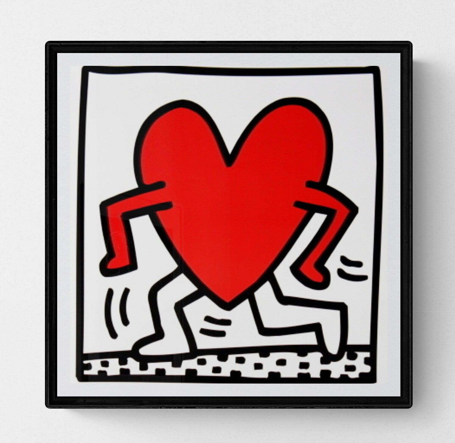 (after) Keith Haring Figurative Print - Keith haring-Untitled (1984) Pop Art Vintage