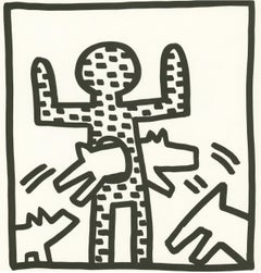 Keith Haring (untitled) Barking Dog lithograph 1982