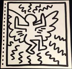 Keith Haring (untitled) Flying Angel lithograph 1982