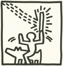 Keith Haring (untitled) Laser Beam lithograph 1982
