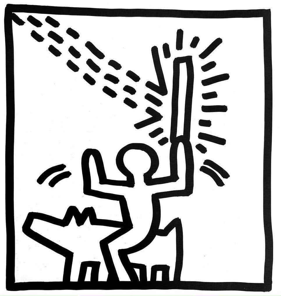 untitled keith haring 1982