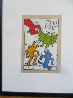 Keith Haring, Untitled, Mixed Media; 1984