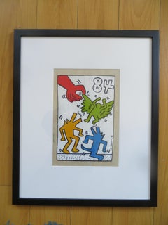 Keith Haring, Untitled, Mixed Media; 1984