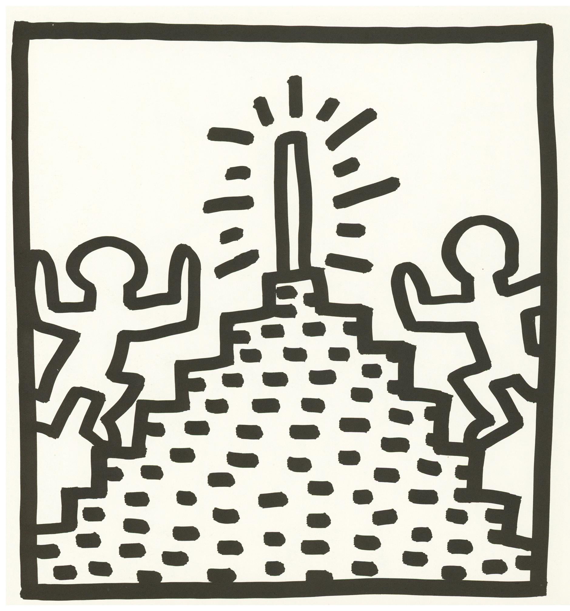 Keith Haring Paradise Garage Exhibit Poster 'Keith Haring Jeffrey