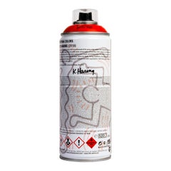 Limited edition Keith Haring spray paint can