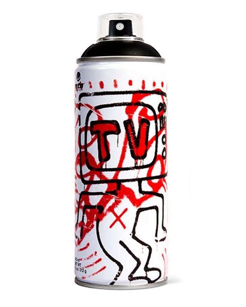 Limited edition Keith Haring spray paint can - Pop Art Print by (after) Keith Haring
