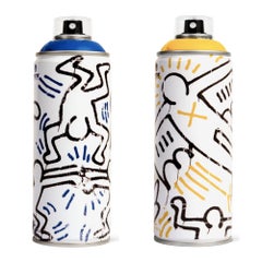 Limited edition Keith Haring spray paint can set